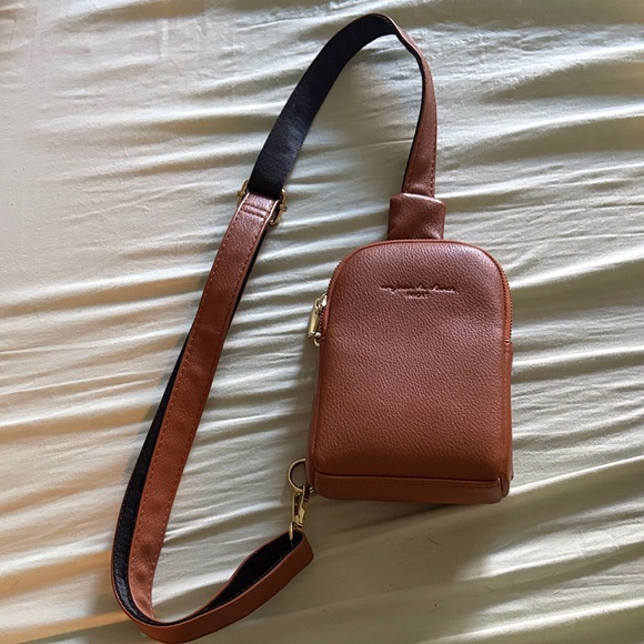 Brown Leather Crossbody Bag - Picture 1 of 2